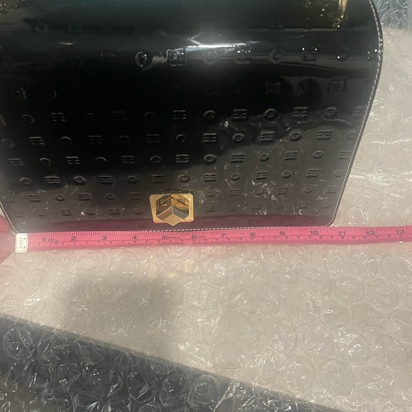 Arcadia Luxury Black and Gold Designer Shoulder or Crossbody Bag - Picture 12 of 13